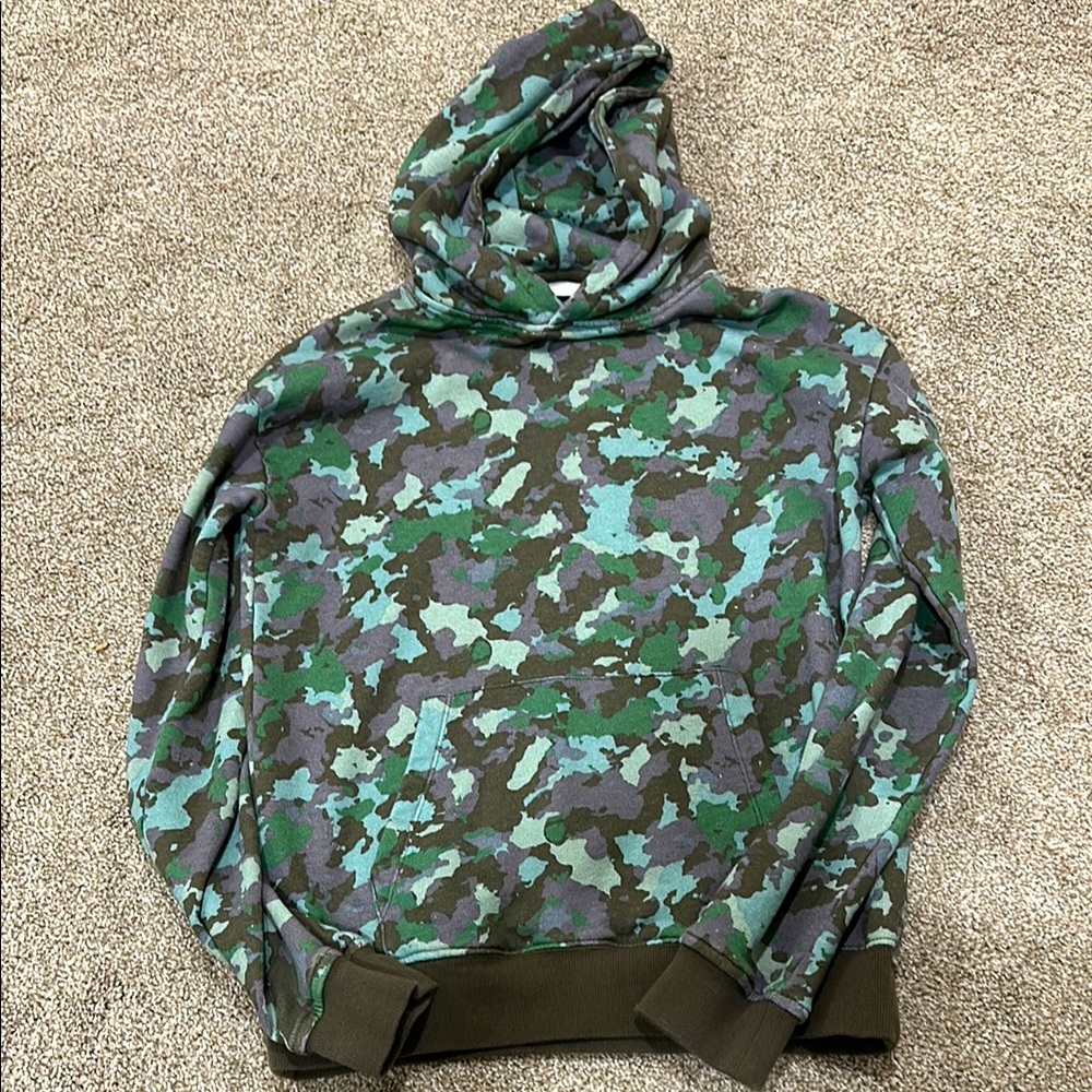 Boys camo hoodie